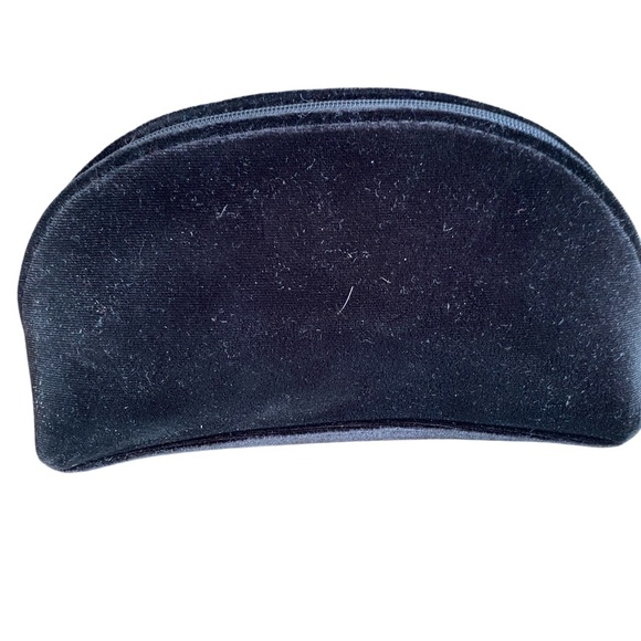 Dior Black Velvet Cosmetic Makeup Bag Pouch - Picture 2 of 5
